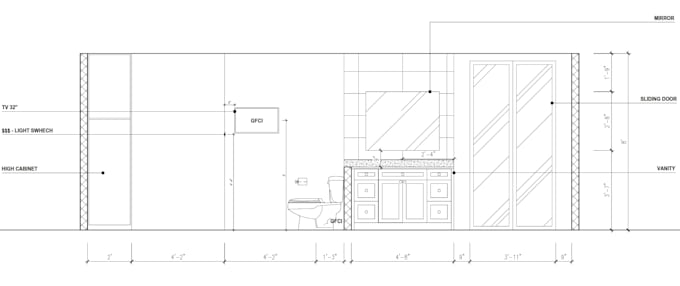 create professional autocad 2d floor plans