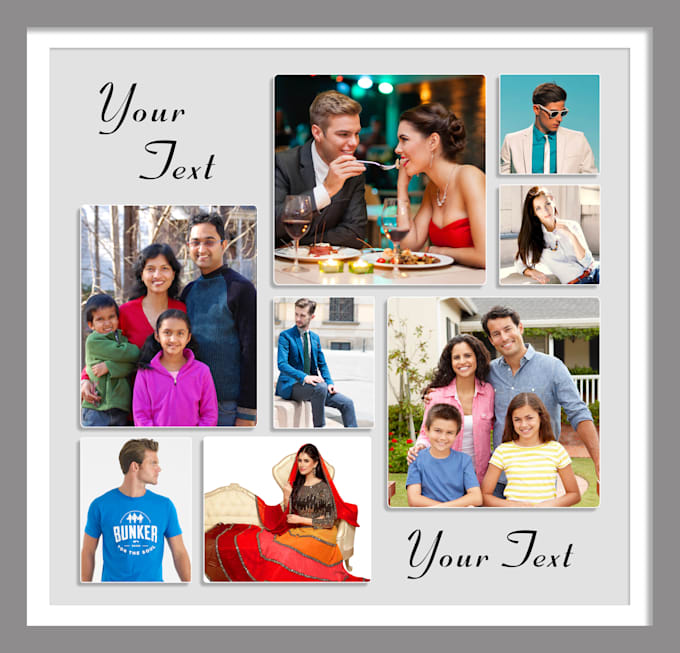 make premium quality photo collage design