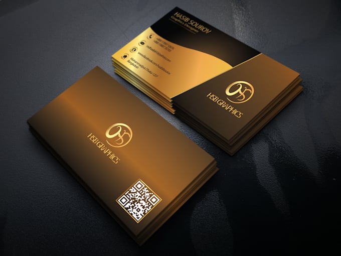 design professional business card with two concepts