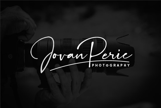 luxury signature logo design, fashion, photography, email