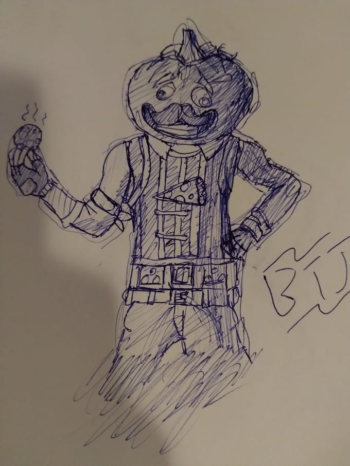 >Draw A Fortnite Concept Of Yours Or Any Fortnite Skin By Bluenuk3issalty