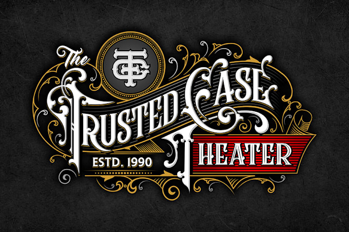 do retro vintage hand lettered vector logo in 24 hours