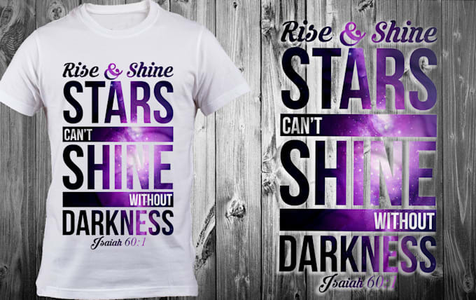 create custom t shirt design within 24 hours