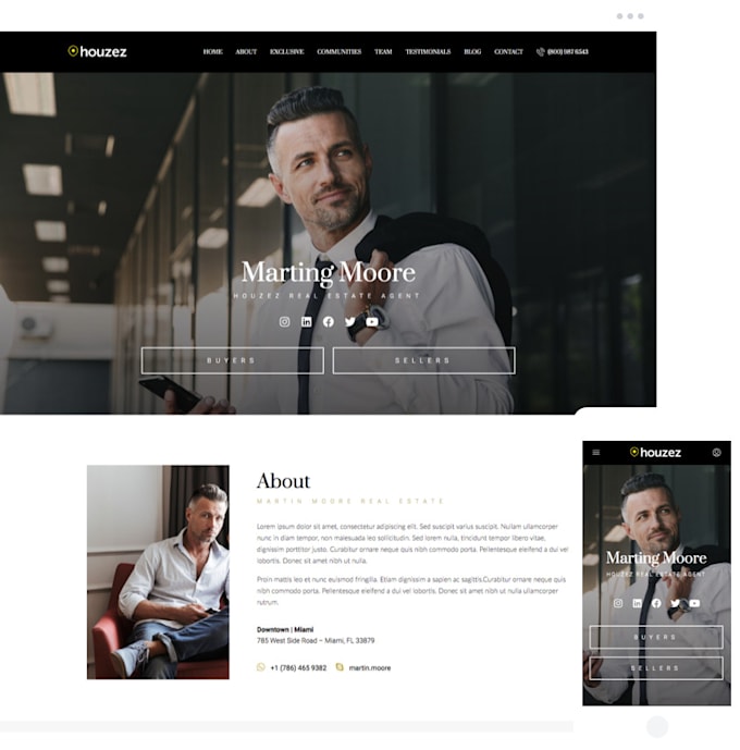 do real estate website design with mls idx  wordpress, wix or squarespace