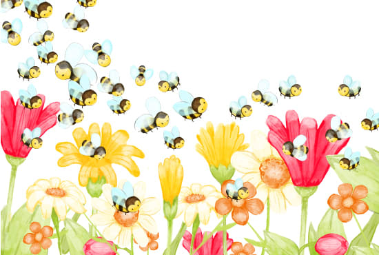 do watercolor illustrations for your design