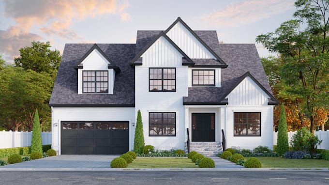 create 3d models and render the exterior, and interior of your buildings