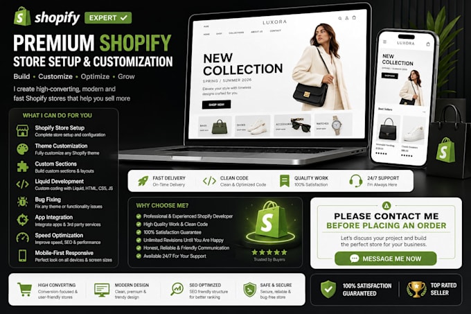 create shopify app and customize any shopify store