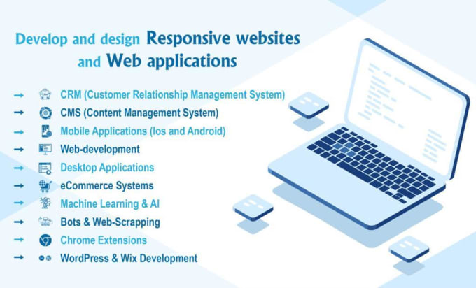 develop complete software and web applications