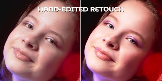 professionally retouch portrait and headshot photos