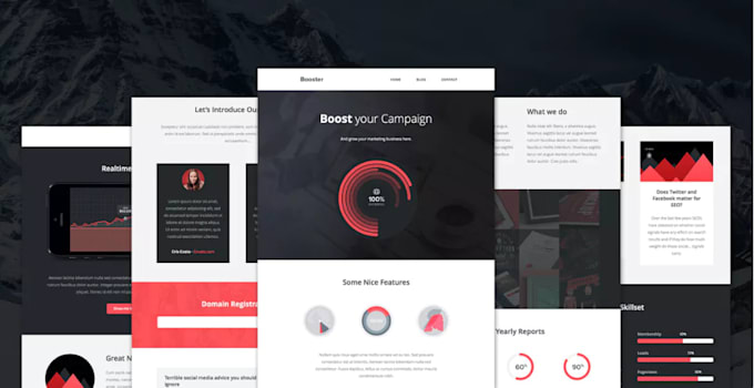 provide a mailchimp template within 2 hours