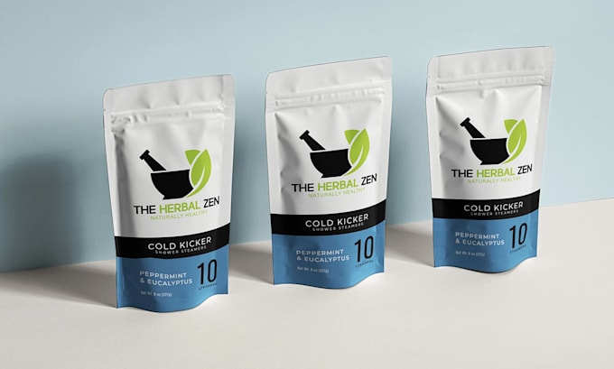 design premium pouch packaging, mylar bags, and product labels