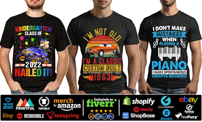 do bulk t shirt designs or trending t shirt design