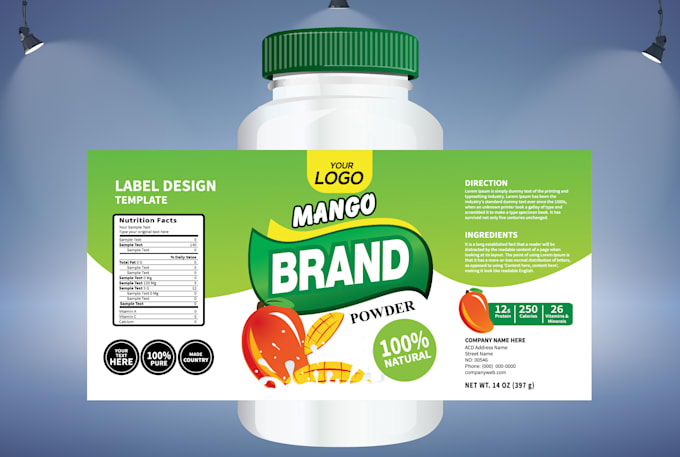 design packaging box with dielines
