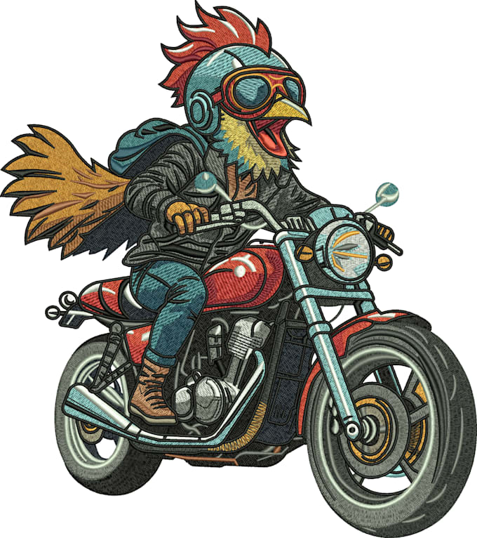 do embroidery digitizing into dst pes pxf file in 1 hour