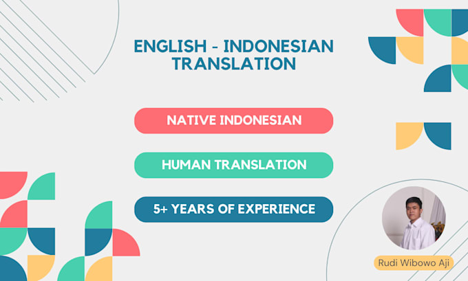 do high quality scripts translation from english to indonesian