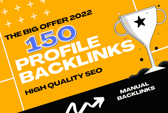 do 150 HQ social media profile backlinks SEO link building