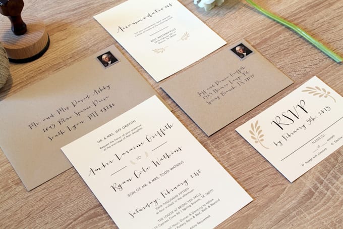 customize luxury style invitation templates for weddings or events