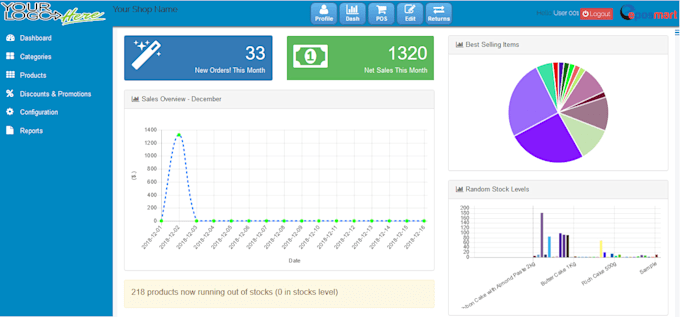 deliver point of sale system, cloud pos