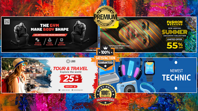 create epic facebook covers,banners,youtube covers