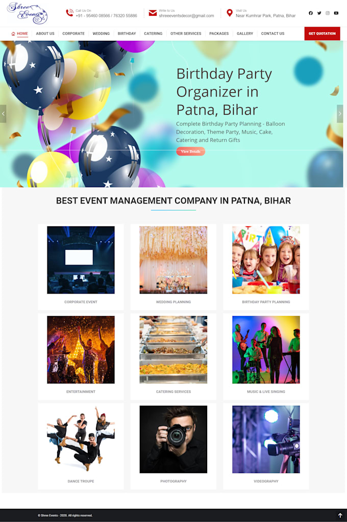 design and develop website on wordpress