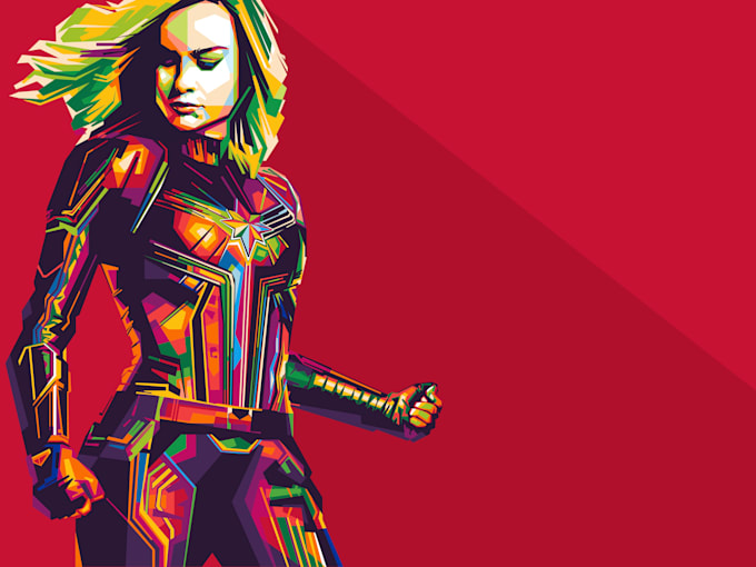 illustrate your favorite landmark or building into a beautiful digital pop art