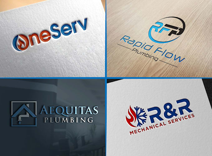 do real estate construction plumbing or heating  logo