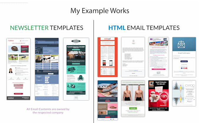 make a responsive HTML email or newsletter template that support any mail client