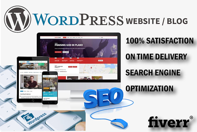 design an SEO optimized wordpress site and blog