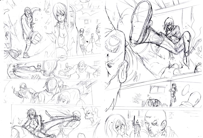 tranform your script in to amazing comic or manga storyboard