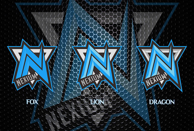 design minimalist initial esport logo design