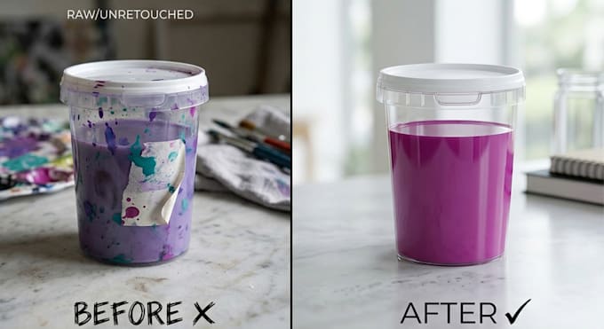 do product photo editing and retouching with cleanup