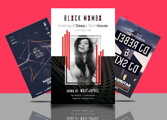 design stylish flyers, posters for you