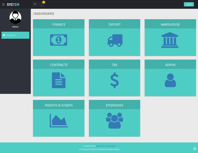 create a laravel website for your business