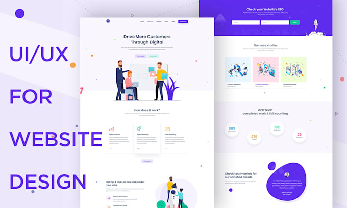 Create ui ux for web and mobile app design by Ayesha284 | Fiverr