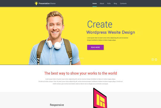 design responsive wordpress or wordpress design