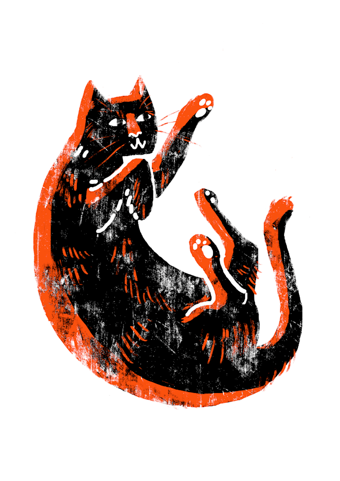create characters in a bold and colourful style