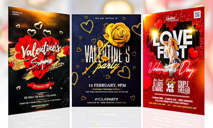 do special valentines day flyer or poster for you