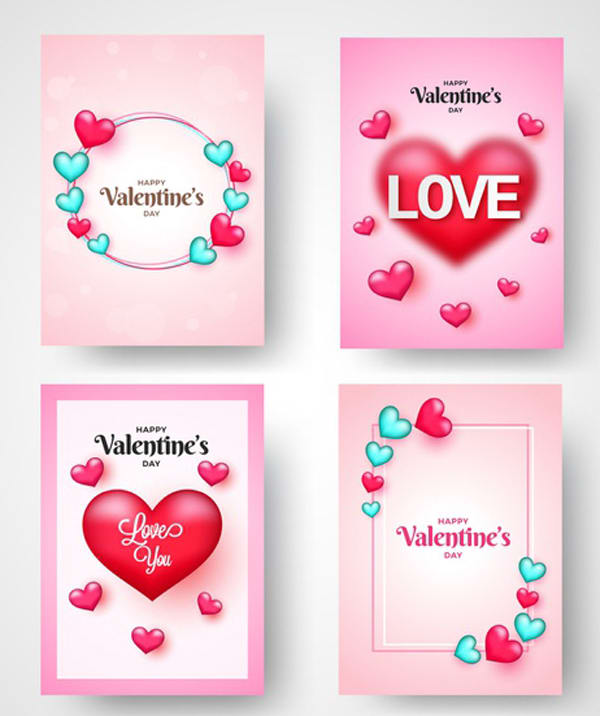 create nice valentine or love greeting card