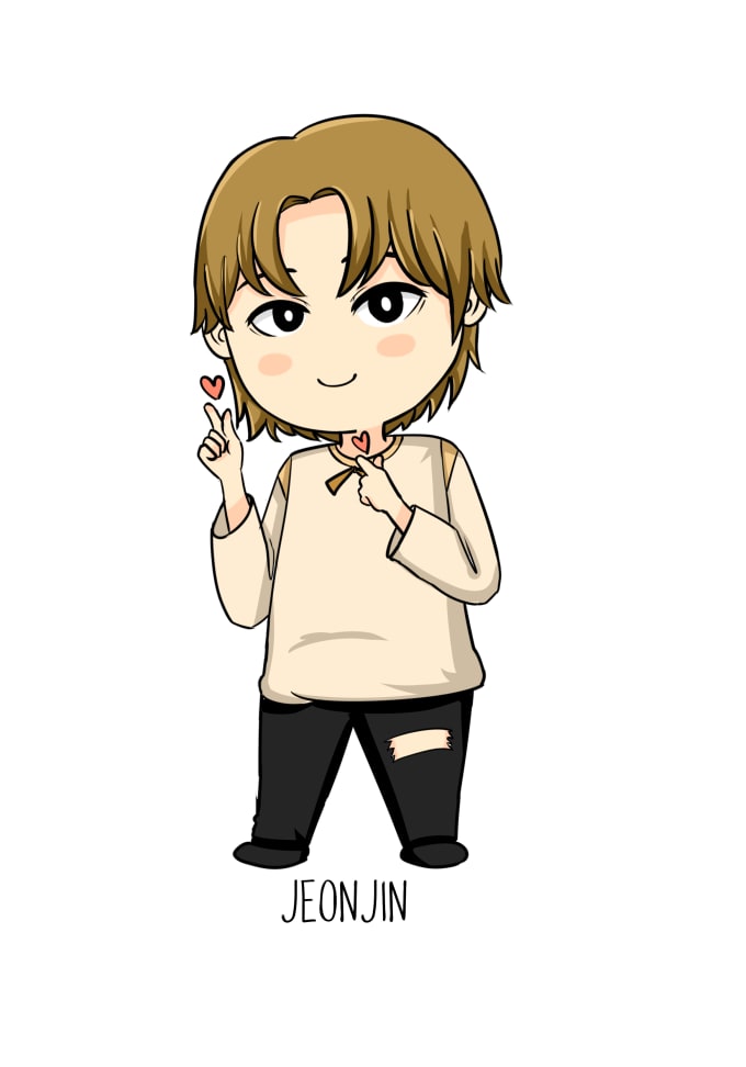 Draw Chibi For Your Character Form Photo Or Oc Or Fanart By Zein91