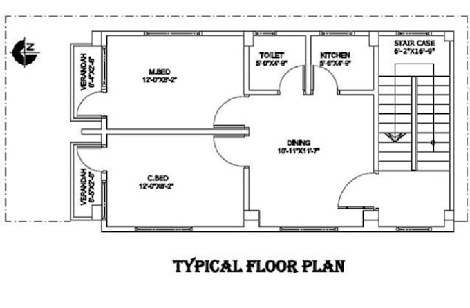 create 2d architectural plan from PDF or sketch