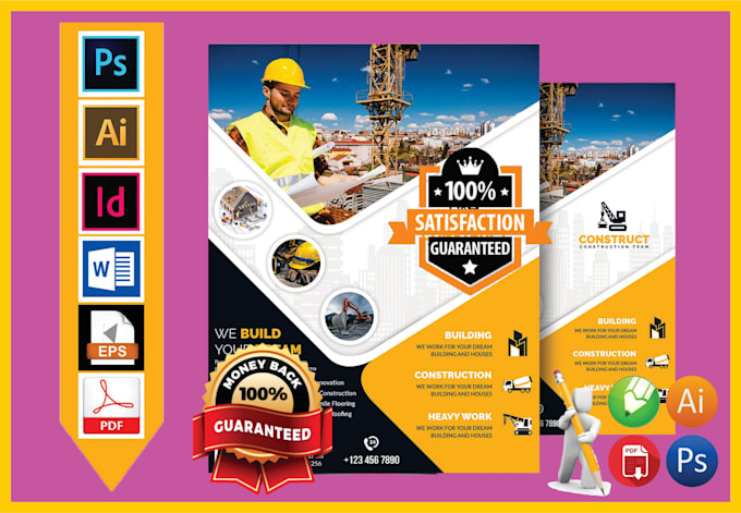 design professional poster, flyer, banner in 20 hours