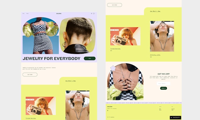 create or redesign squarespace business website, landing page