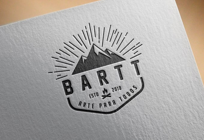 design hipster, retro vintage logo in a short time