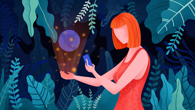 create a custom vector illustration for your business ideas