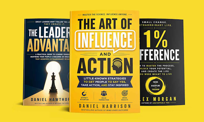 create professional book cover design and ebook cover for KDP non fiction