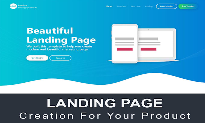 design attractive landing page with elementor