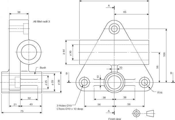 2d to 3d engineering drawing