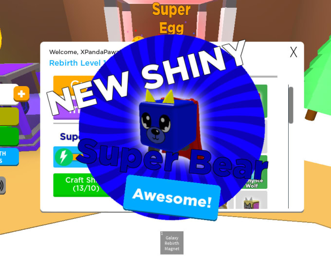 Sell You Top Tier Pets In Roblox Magnet Simulator By Pandapawz - roblox magnet simulator super rebirth