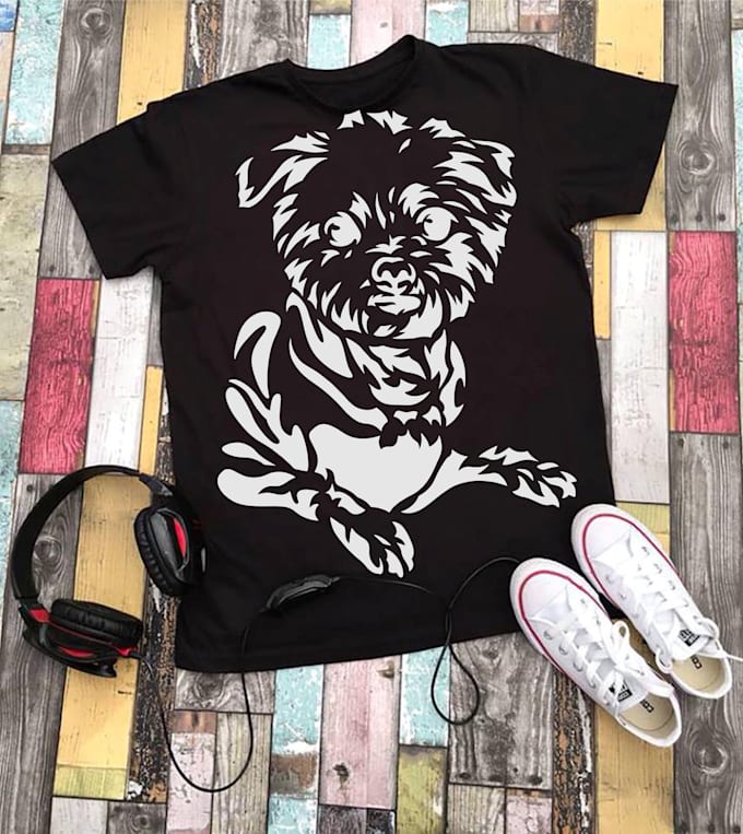 make a reusable plastic stencil of your pet