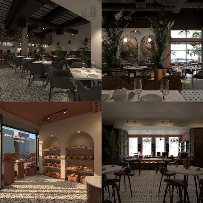 design your restaurant or any sort of commercial space